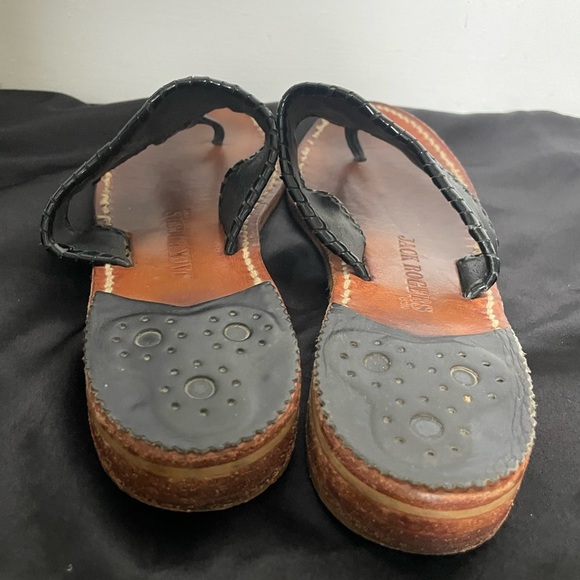 Jack Rogers Classic Jacks Flat Sandals in Black - Picture 9 of 10